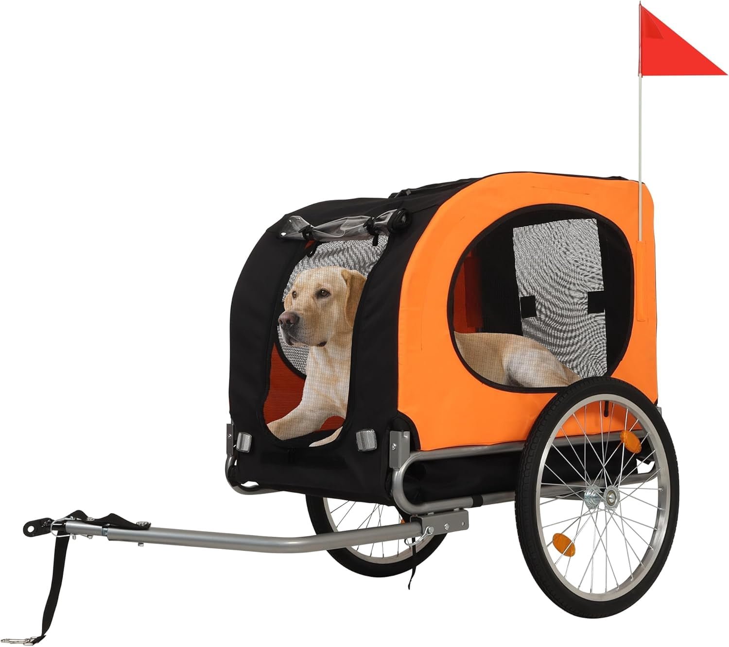 2-in-1 Dog Bike Trailer & Pet Stroller — 66 lb Capacity - Image 2