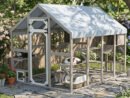 71-Inch Walk-In Catio — Outdoor Cat Enclosure with Waterproof Roof