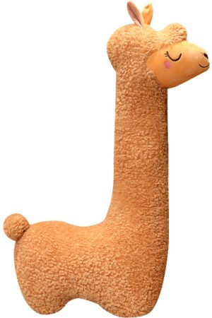 Alpaca Plush Pillow, Soft Removable Washable Stuffed Animal Toy