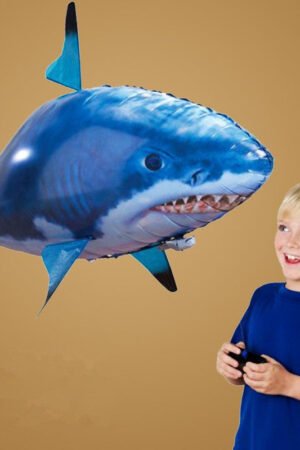 RC Flying Shark Balloon, Remote Control Helium Air Swimmer Toy