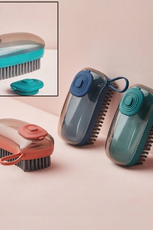 Liquid Dispensing Cleaning Brush, Shoe & Clothes Wash Brush