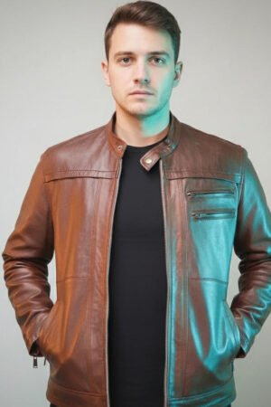 Terry Brown 2FZR Leather Jacket for Men