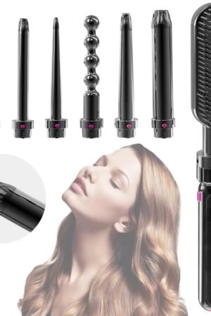 Ceramic Curling Wand, Dual-Purpose Straightening & Curling Iron