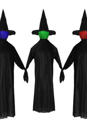 Halloween Black Witches With Change Colors