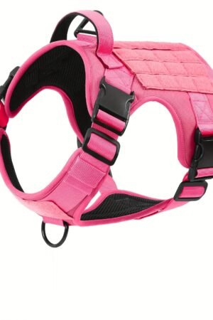 Tactical Dog Harness Vest Adjustable Breathable Nylon Small&Large Dogs