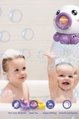 Octopus Bath Toy, Rotating Water Sprinkler Fountain for Kids