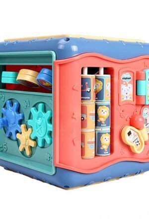 Baby Six-Sided Activity Cube, Montessori Educational Sensory Toy