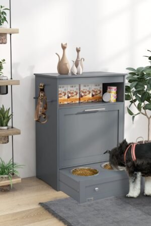 Pet Feeder Stations, Lockers, Dog Food Storage Containers