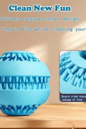 Interactive Dog Treat Ball & Chew Toy for Small and Medium Dogs