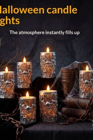 Pirate Tear Noodle Party Electronic Candle Lamp Halloween Ornament