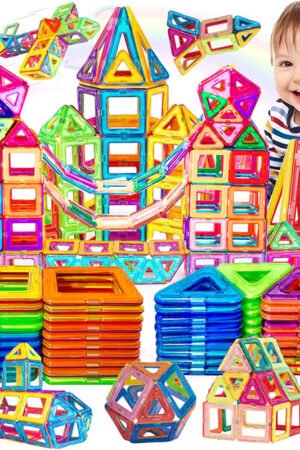 Magnetic Building Blocks, DIY Construction Toy Set for Kids
