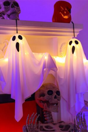 Halloween Glowing Scream Ghost Decoration Props