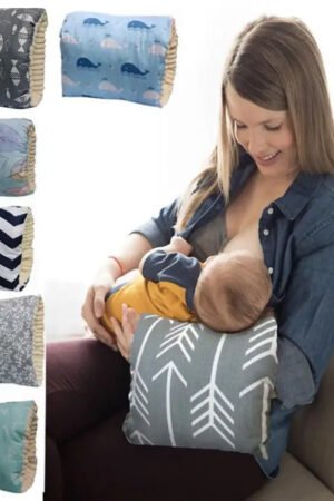 Adjustable Baby Nursing Arm Pillow, Washable Breastfeeding Cushion