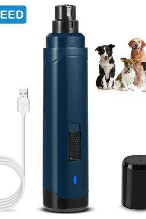 Dog Nail Grinder 2-Speed Quiet USB Rechargeable Pet Nail Trimmer