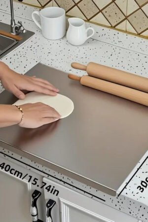 Stainless Steel Cutting Board with Lid, Antibacterial Chopping Board