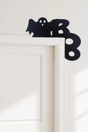 Spooky Ghost Halloween Door Hanger, Wall Art Home Decor