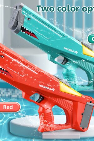 Electric Shark Water Gun, Automatic High Pressure Summer Toy for Kids