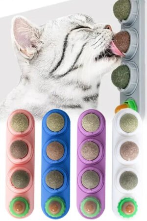 3-in-1 Catnip Toy & Feeding Bowl Set, Portable Pet Tableware