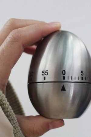 Mechanical Kitchen Timer, 60 Minute Wind-Up Egg Cooking Timer