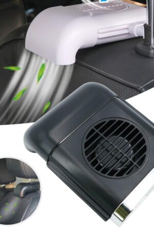 Magnetic Car Fan, Silent USB Cooling Fan, 3-Speed Adjustable Rear Seat Airflow