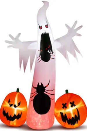 11.8FT Halloween Inflatable Ghost Spider Pumpkin Decor